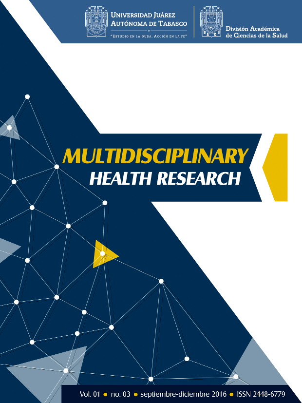 					Ver Vol. 1 Núm. 3 (2016): Multidisciplinary Health Research
				